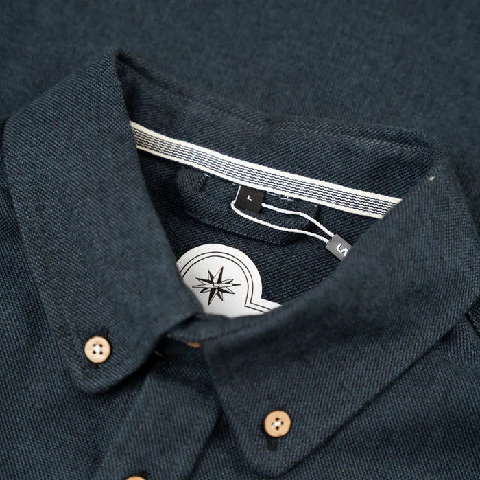 LAKOR M Moss Skjorte Dark Slate