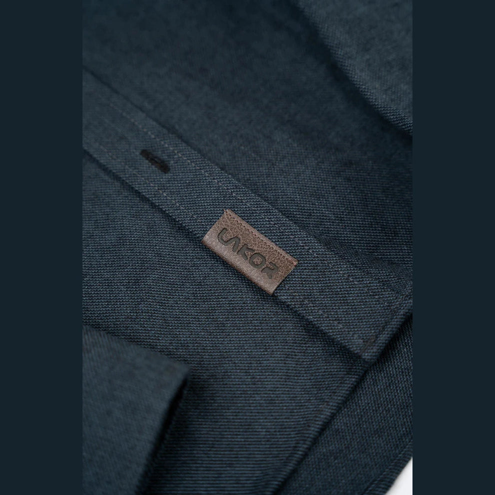 LAKOR M Moss Skjorte Dark Slate