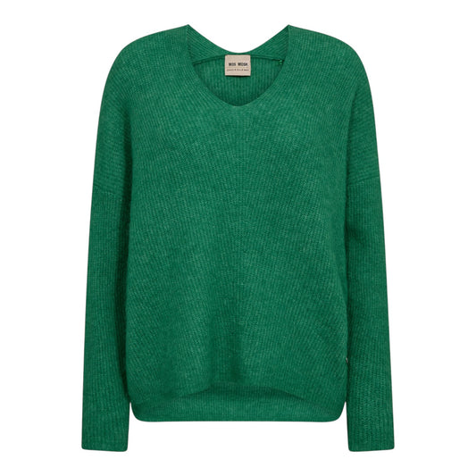 Mos Mosh W Thora V-Neck Knit Amazon