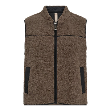 Mos Mosh W Rowe Teddy Waistcoat Falcon