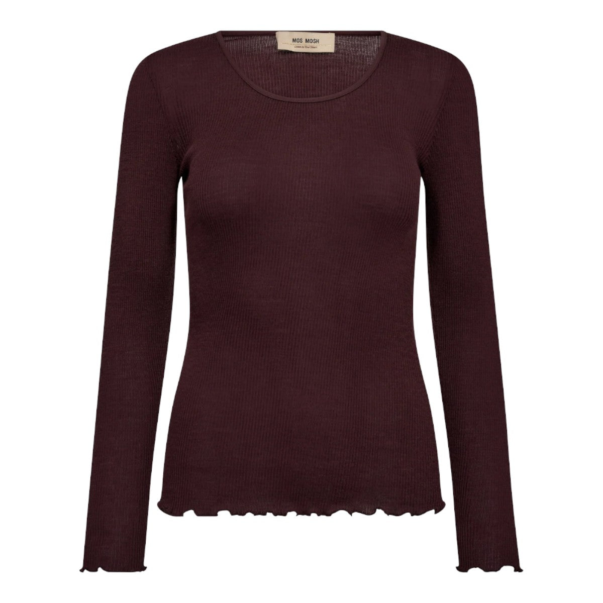 Mos Mosh Mmelaine Seamless O-Ls Tee Fudge