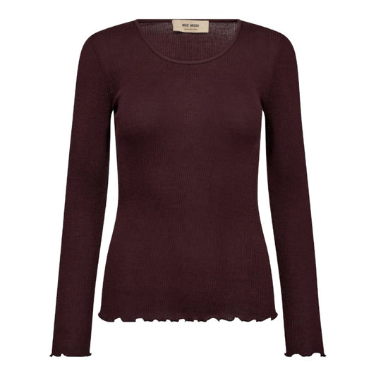 Mos Mosh Mmelaine Seamless O-Ls Tee Fudge