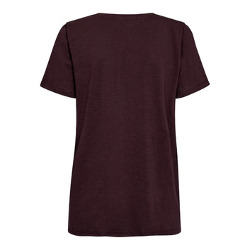 Mos Mosh W Nadine O-SS Deco Tee Fudge
