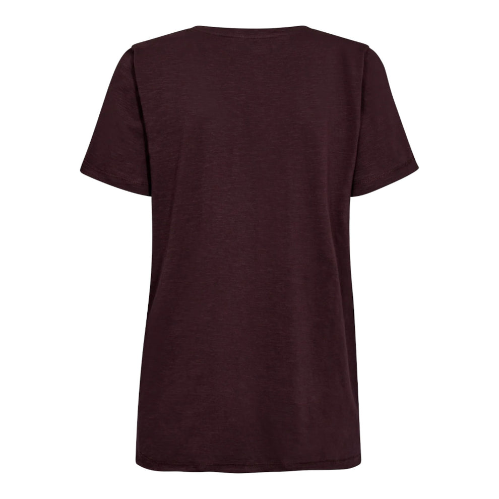 Mos Mosh W Nadine O-SS Deco Tee Fudge