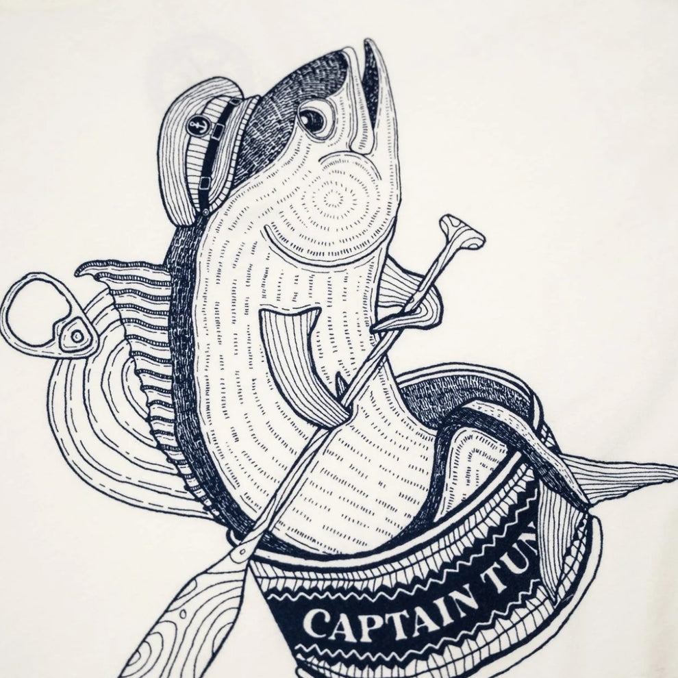 Lakor U Captain Tuna T-Shirt Star White
