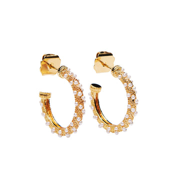 Pico Akoya Earrings FG White Pearl