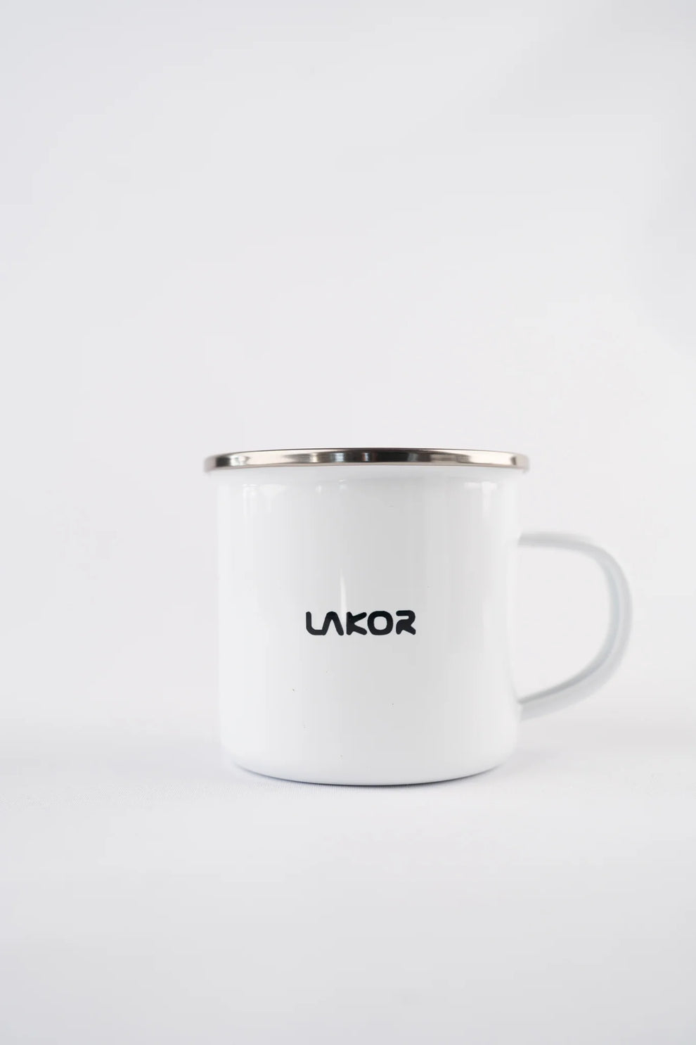 Lakor An Otter On Vacation Enamel Mug White