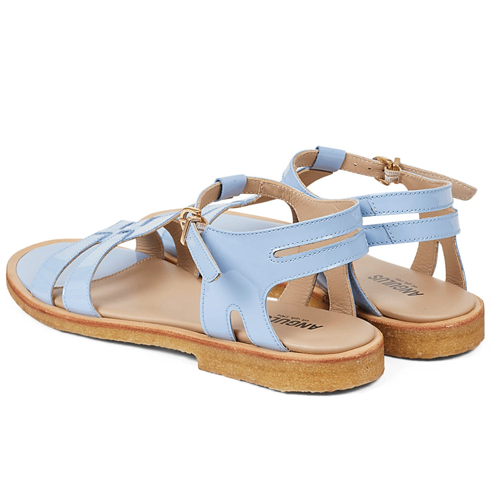 Angulus W Feminin Sandal m Stropper og Ankelrem