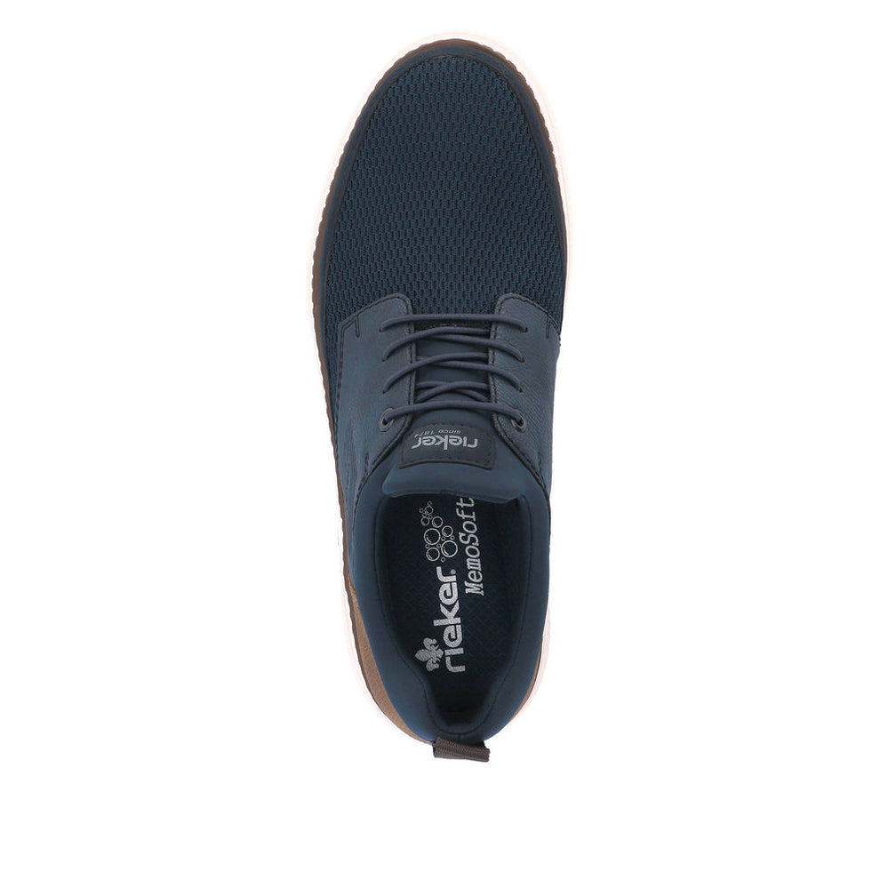 Rieker M Sneakers med Elastik Blå