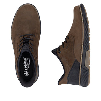 Rieker M Sko Suede Leather Slip-On Brown - B3357-26