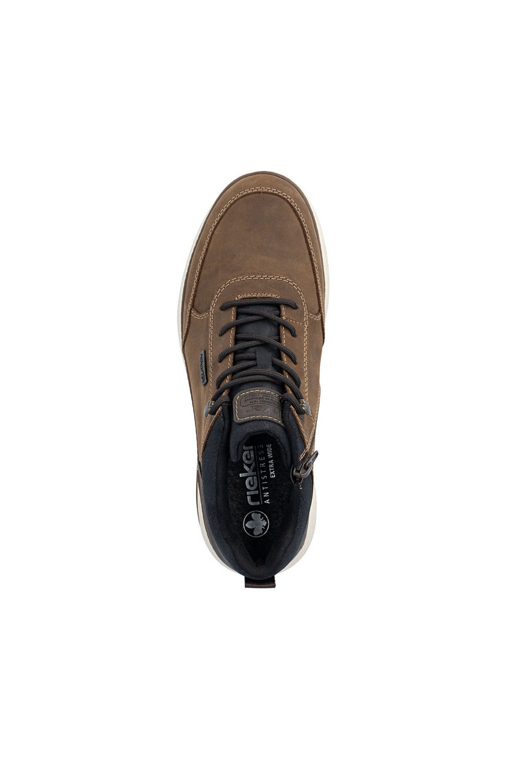 Rieker M Suede Leather Lace Boot Brown - B5501-22