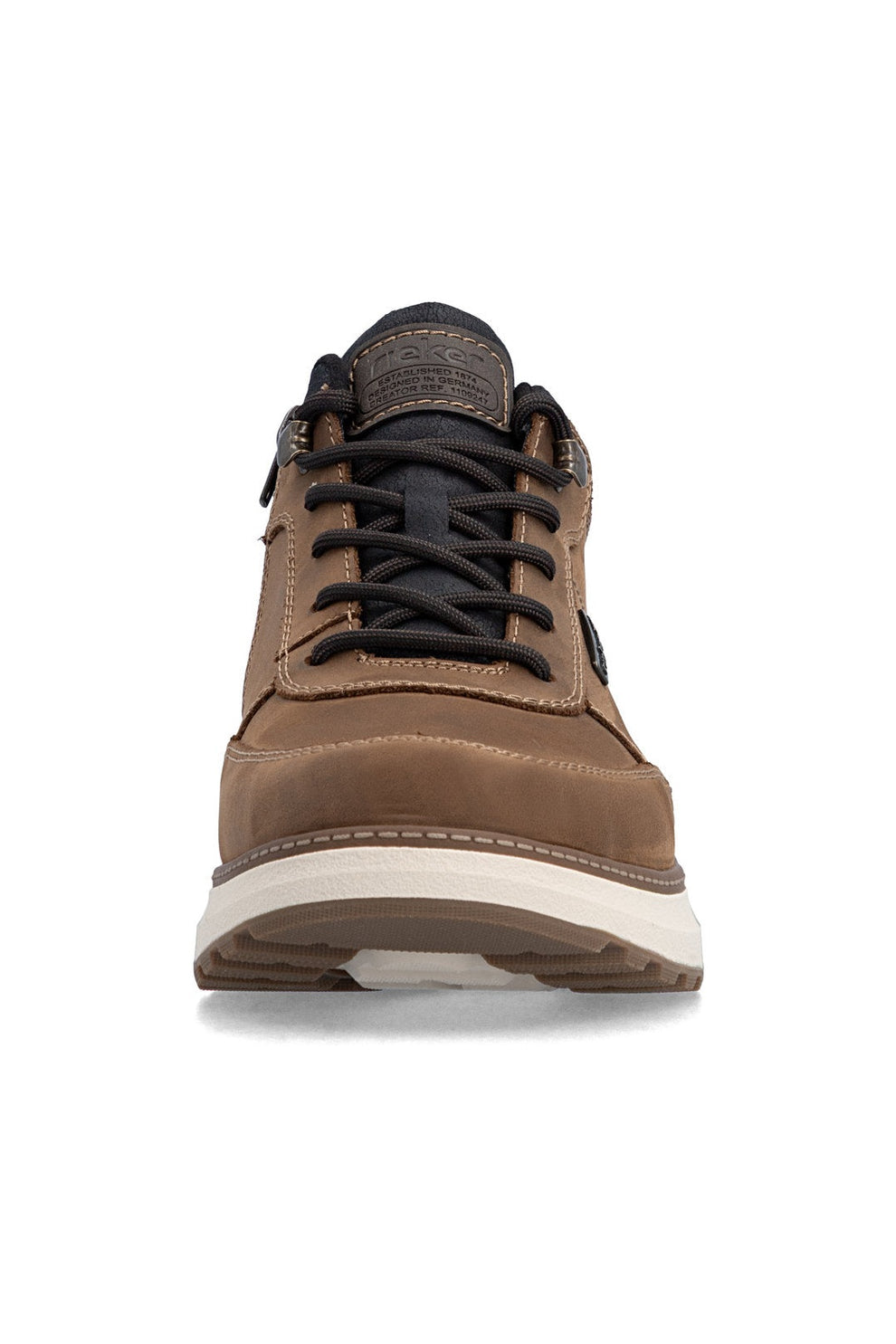 Rieker M Suede Leather Lace Boot Brown - B5501-22