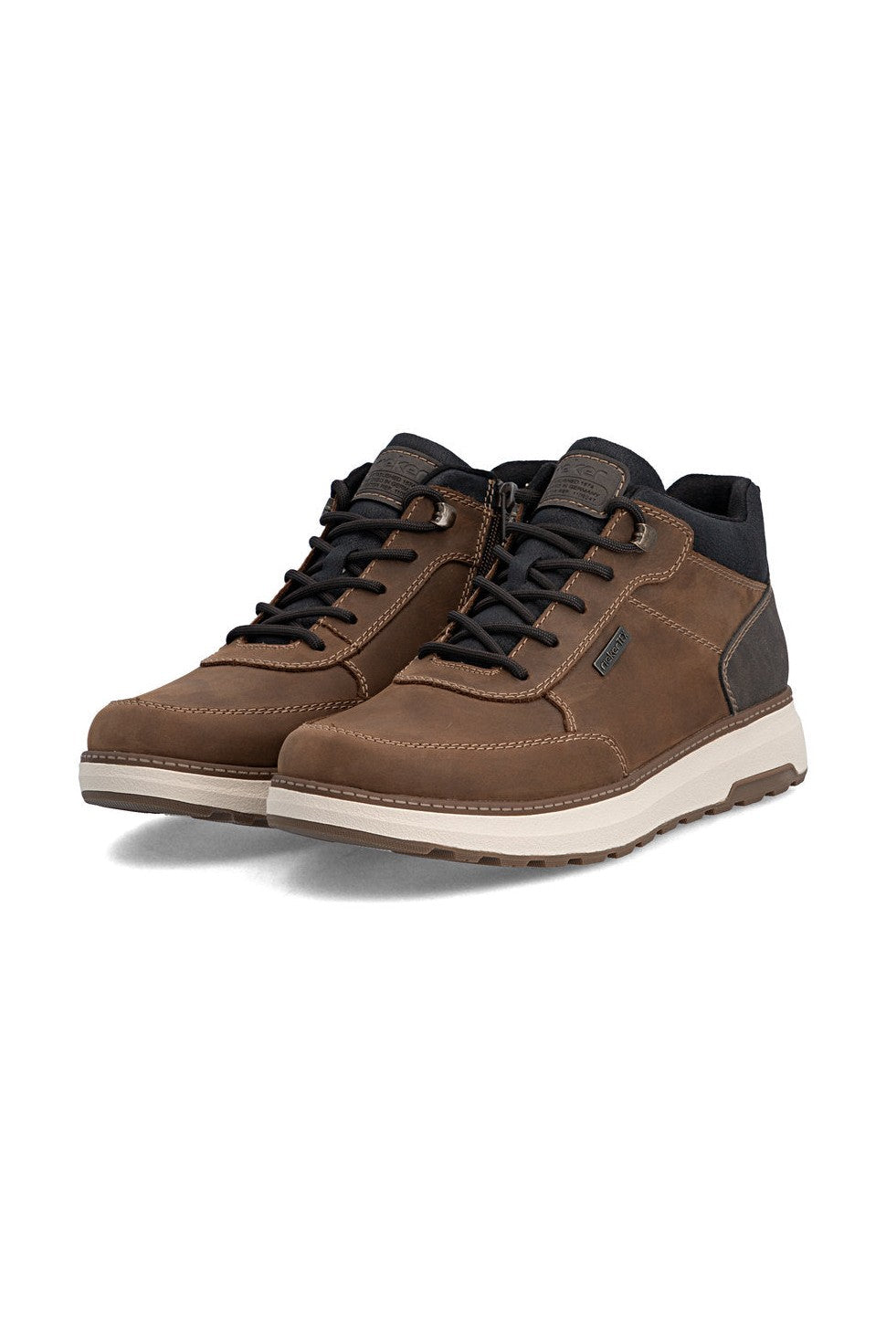 Rieker M Suede Leather Lace Boot Brown - B5501-22