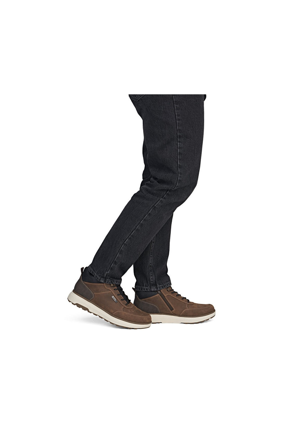 Rieker M Suede Leather Lace Boot Brown - B5501-22