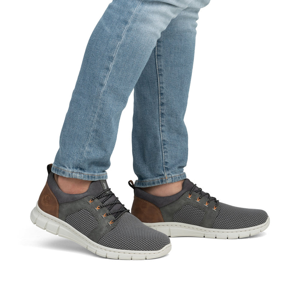 Rieker M Sko Grey - B7796-42