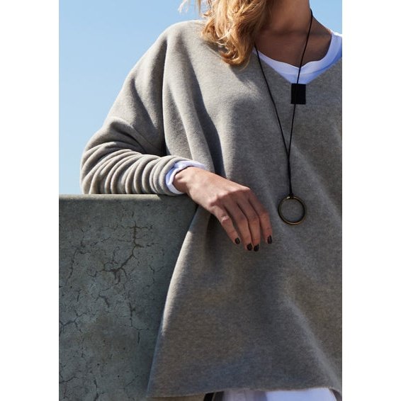 Henriette Steffensen W Sweater med V-hals
