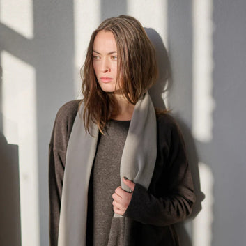 Henriette Steffensen W Blouse Round Neck Chokolate