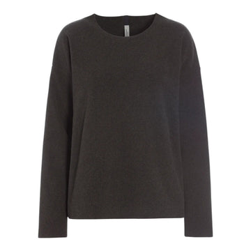 Henriette Steffensen W Blouse Round Neck Chokolate