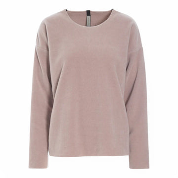 Henriette Steffensen W Bluse med rund Hals Nude