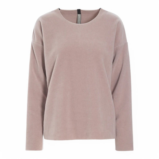 Henriette Steffensen W Bluse med rund Hals Nude