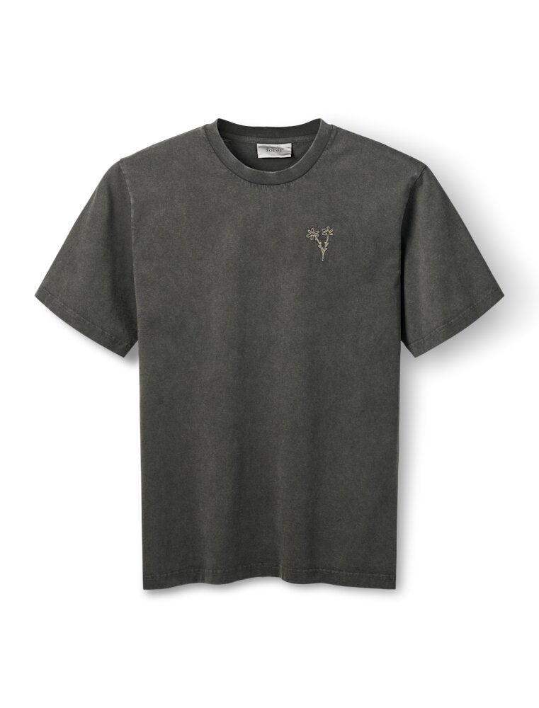 Forét Bouquet T-Shirt Washed Black