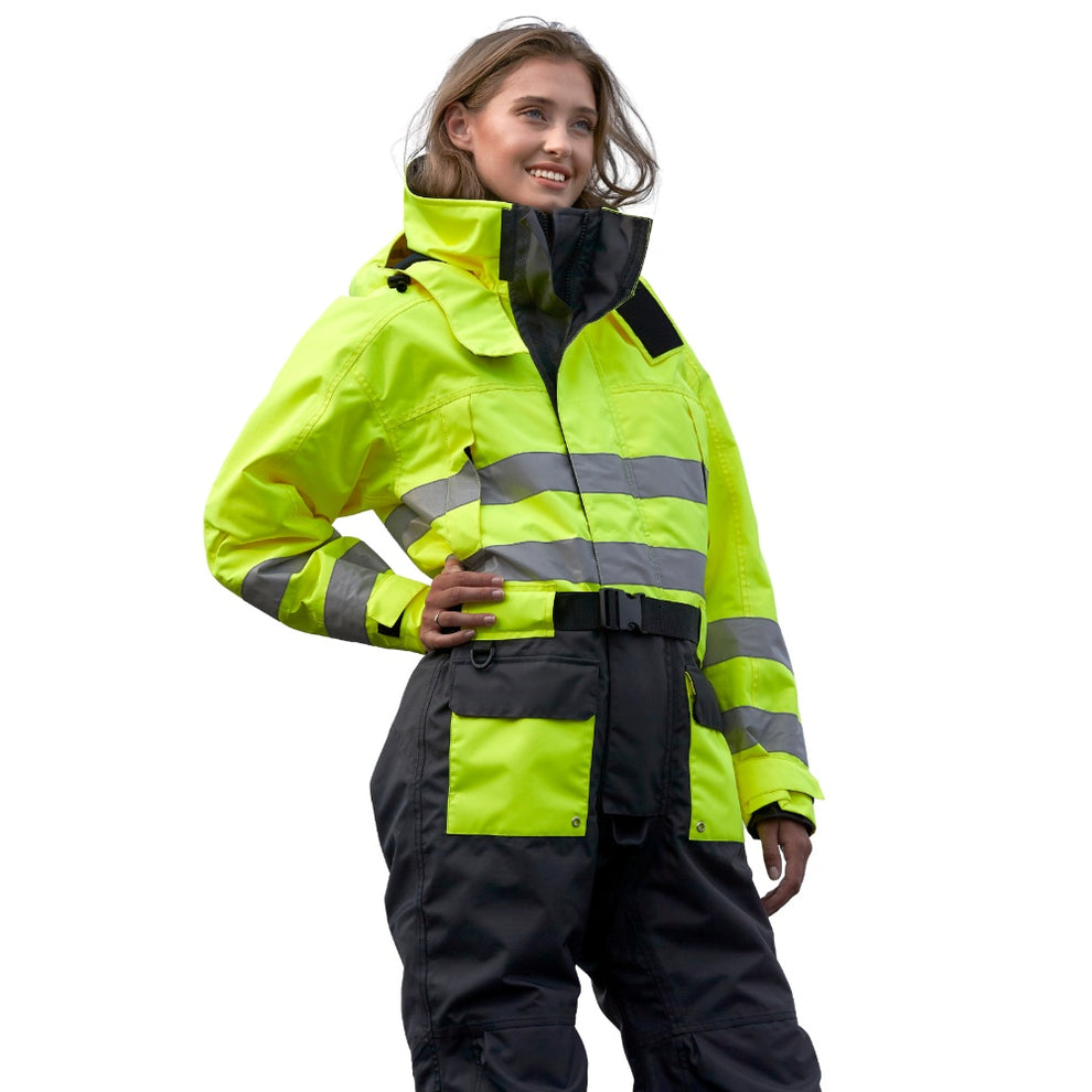Baltic U Hi-Vis Flydedragt UV Gul/Sort