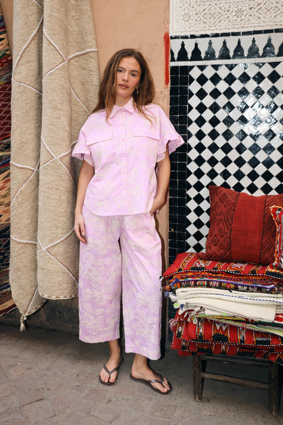 CRAS W Barberacras Shirt Pink Stripe