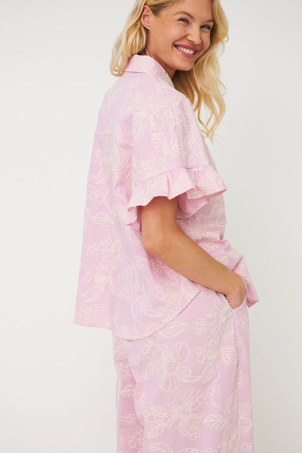 CRAS W Barberacras Shirt Pink Stripe