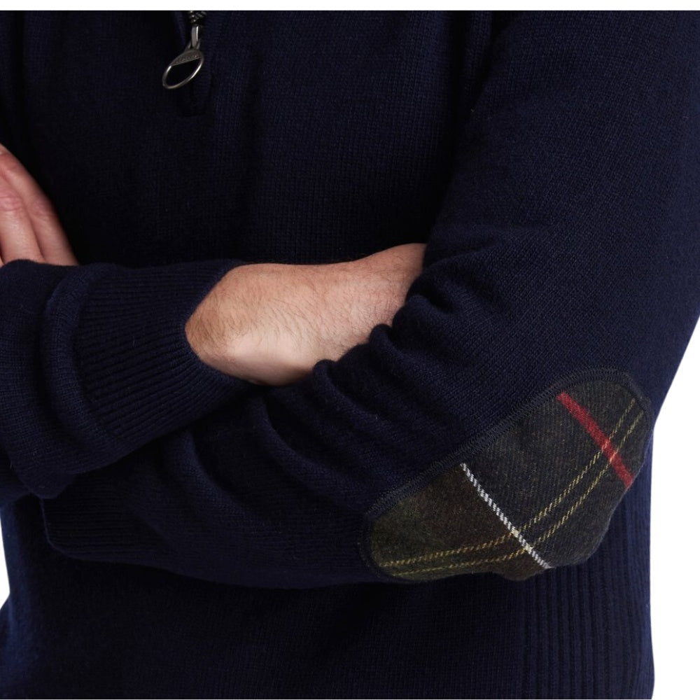 Barbour M Holden Half Zip Navy