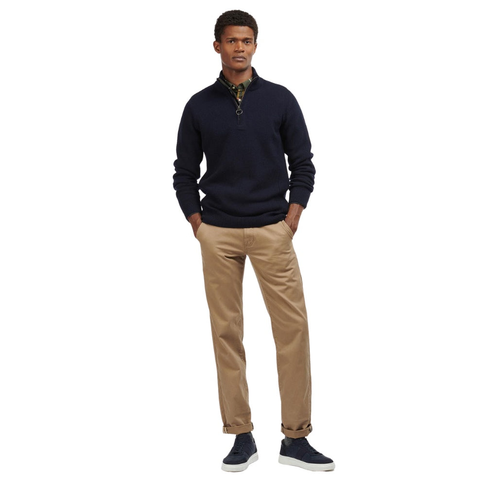 Barbour M Holden Half Zip Navy