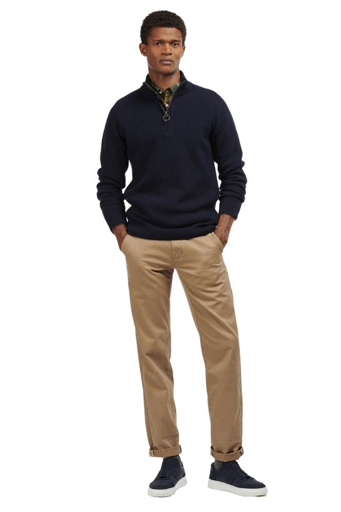 Barbour M Holden Half Zip Navy