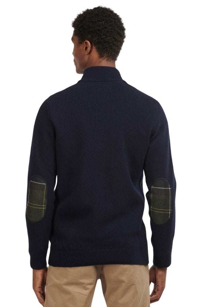 Barbour M Holden Half Zip Navy