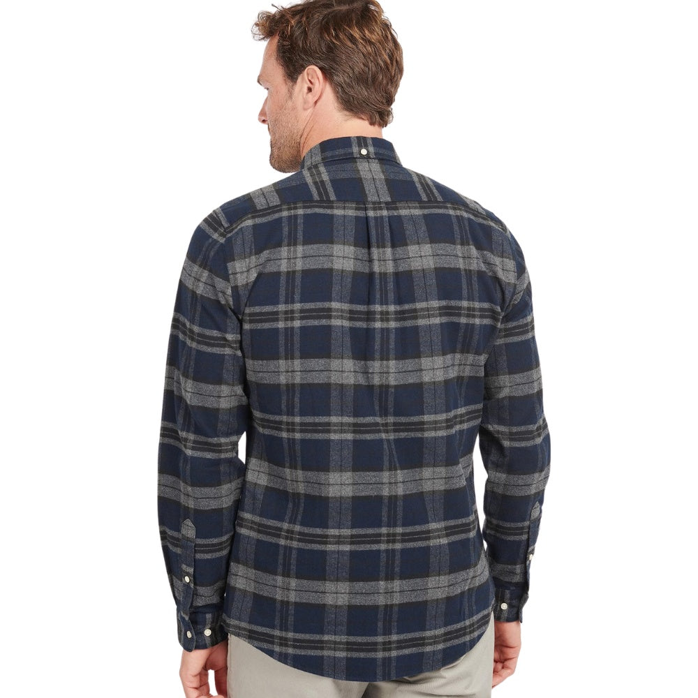 Barbour M Betsom Tailored Shirt Grey Marl