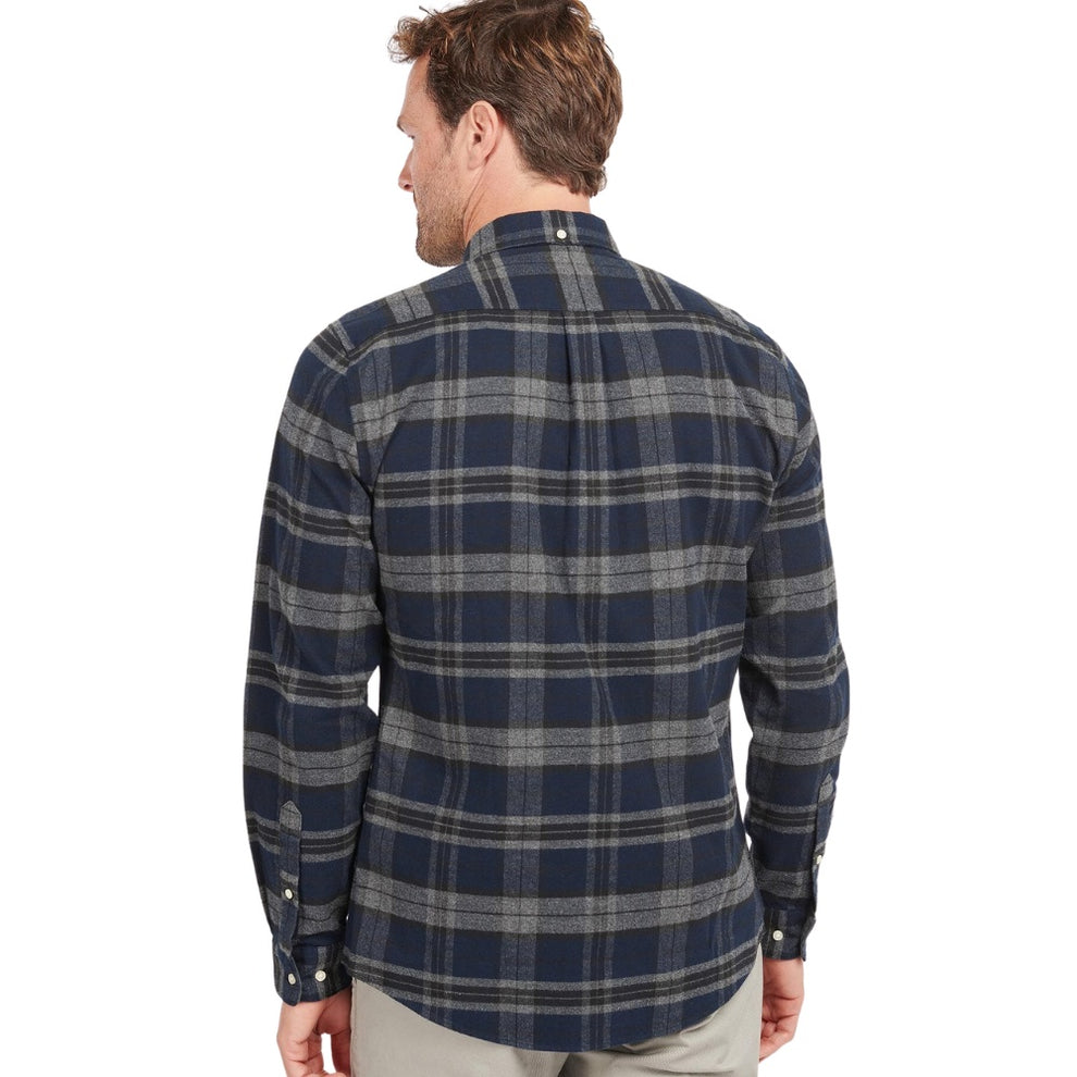 Barbour M Betsom Tailored Shirt Grey Marl