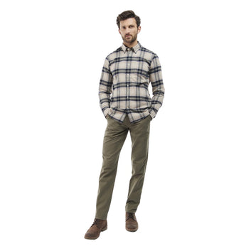Barbour M Betsom Tailored Shirt Stone Marl