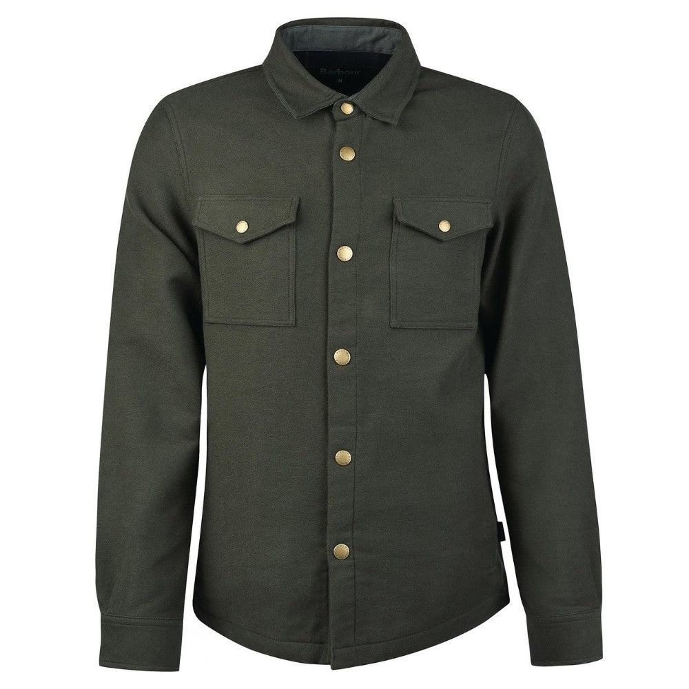 Barbour M Cambridge Tailored Twill Overshirt Olive