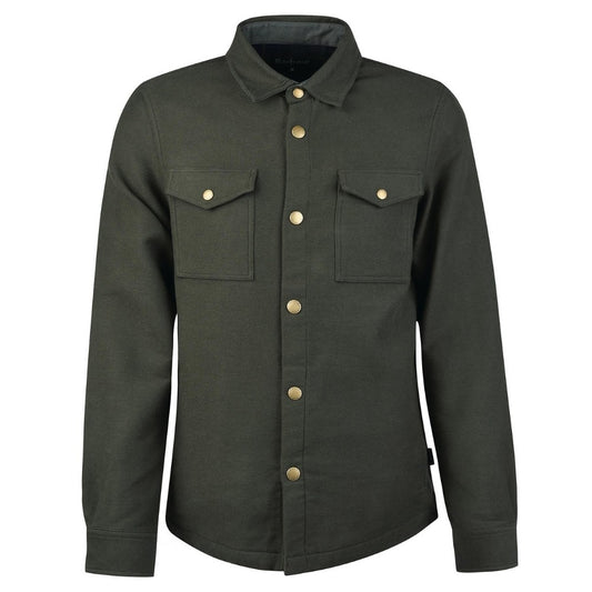 Barbour M Cambridge Tailored Twill Overshirt Olive
