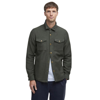 Barbour M Cambridge Tailored Twill Overshirt Olive