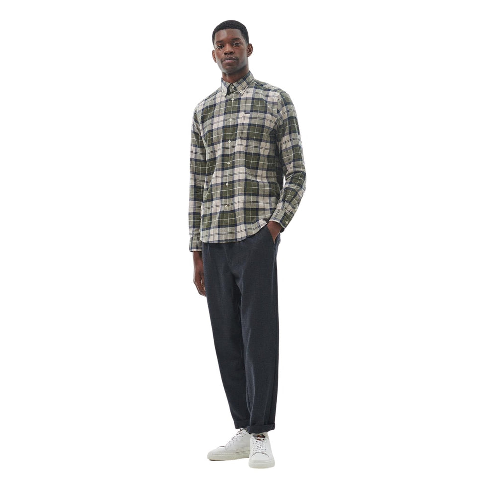 Barbour M Fortrose Tailored Shirt Forrest Mist