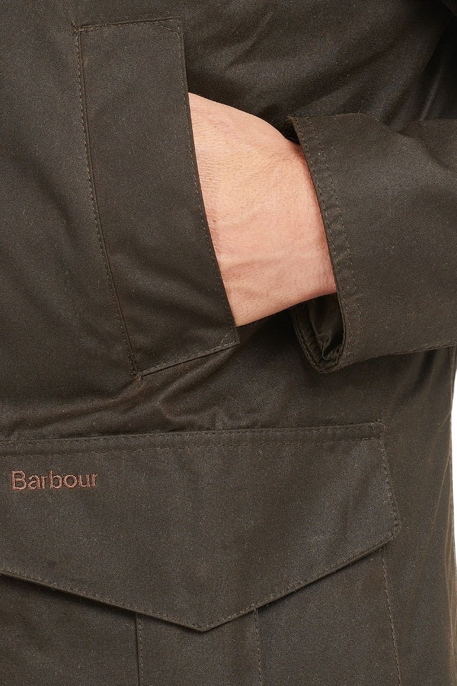 Barbour M Hereford Wax Jacket Olive