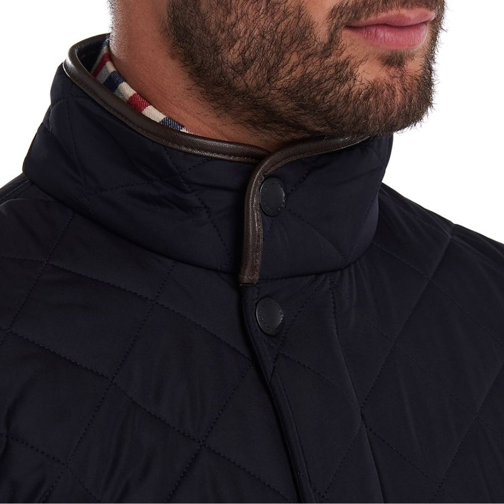 Barbour M Powell Quilt Navy
