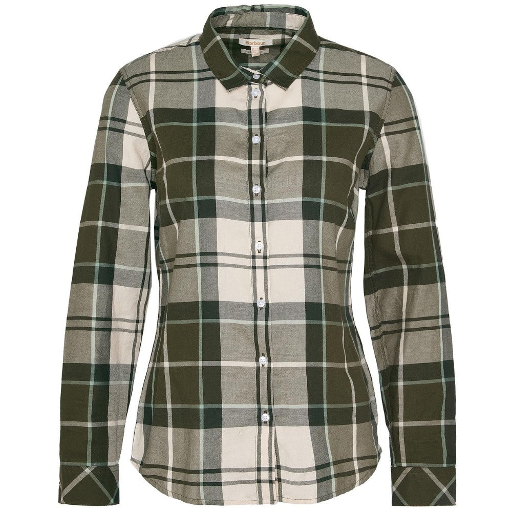 Barbour W Bredon Check Shirt Ancient Loden Tartan