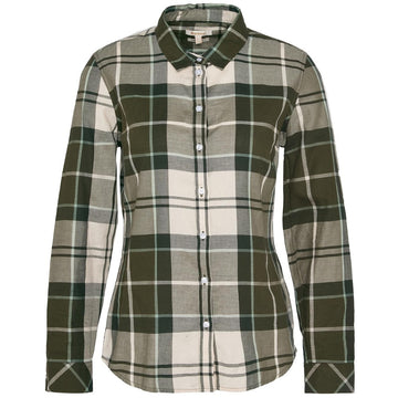 Barbour W Bredon Check Shirt Ancient Loden Tartan