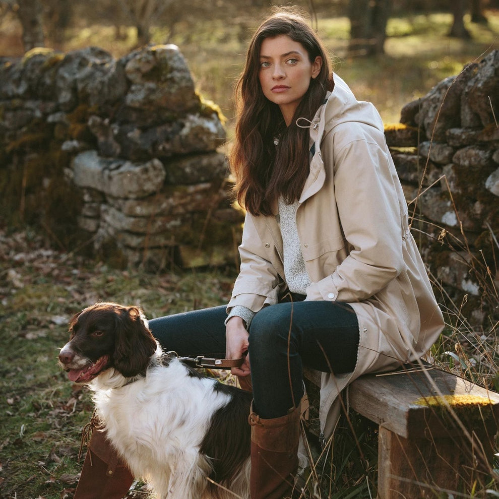 Barbour W Lavender Jacket Sand