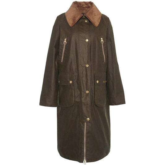Barbour W Ebbesrston Wax Jacket Beech Classic