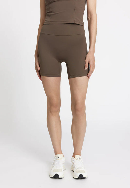 Rethinkit Butter Soft Bike Short All Day Dark Brown