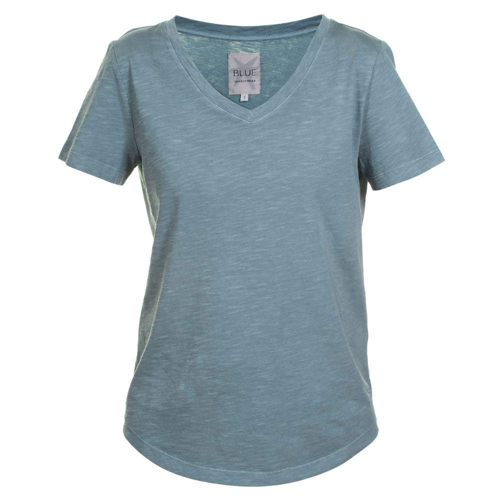 Blue Sportswear W Andrea Flamé Tee Dark Sea