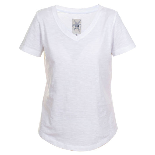 Blue Sportswear W Andrea Flamé Tee White