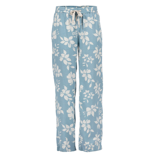 Blue Sportswear W Anisette Flowerprint Trousers Sea