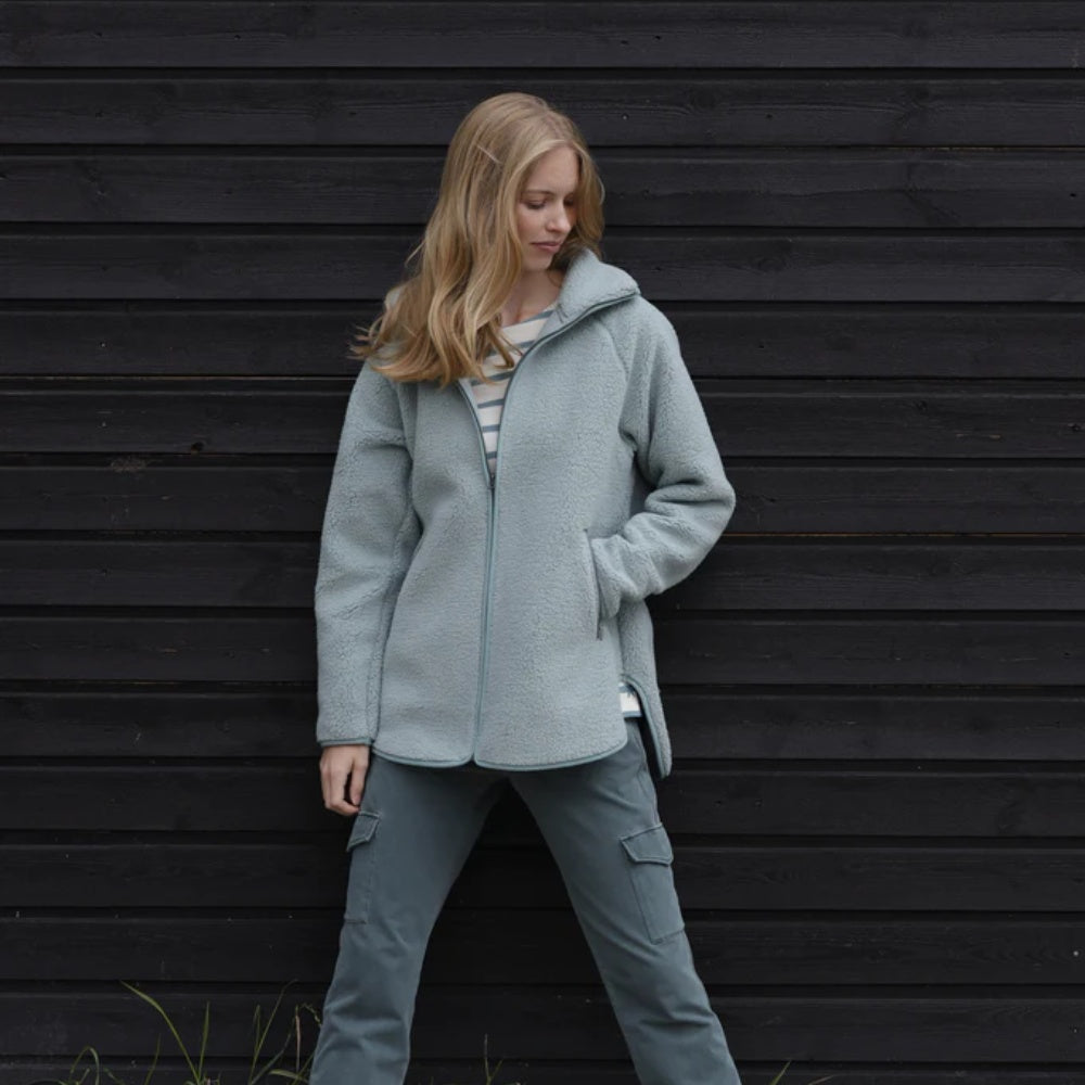 Blue Sportswear W Aria Fleece Jacket Aqua